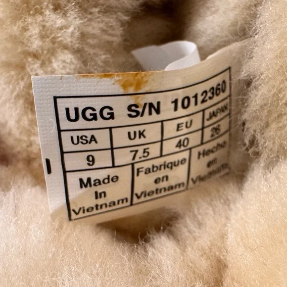 UGG Australia Cedric Chestnut Boots with Shearling Cuff and Buckle - Picture 8 of 11